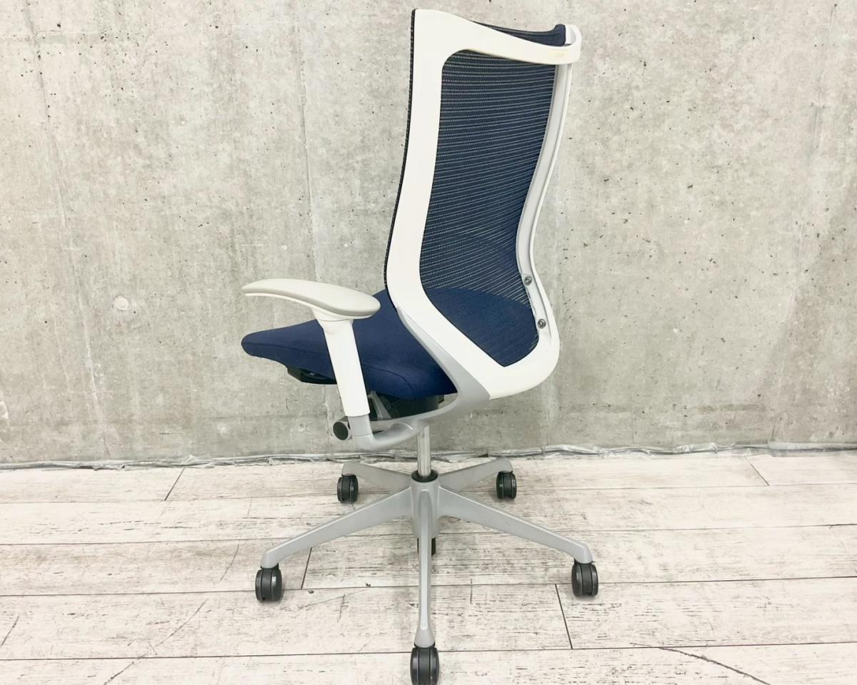 中古】バロンチェア オカムラ/okamura 肘付ハイバックチェア 576512