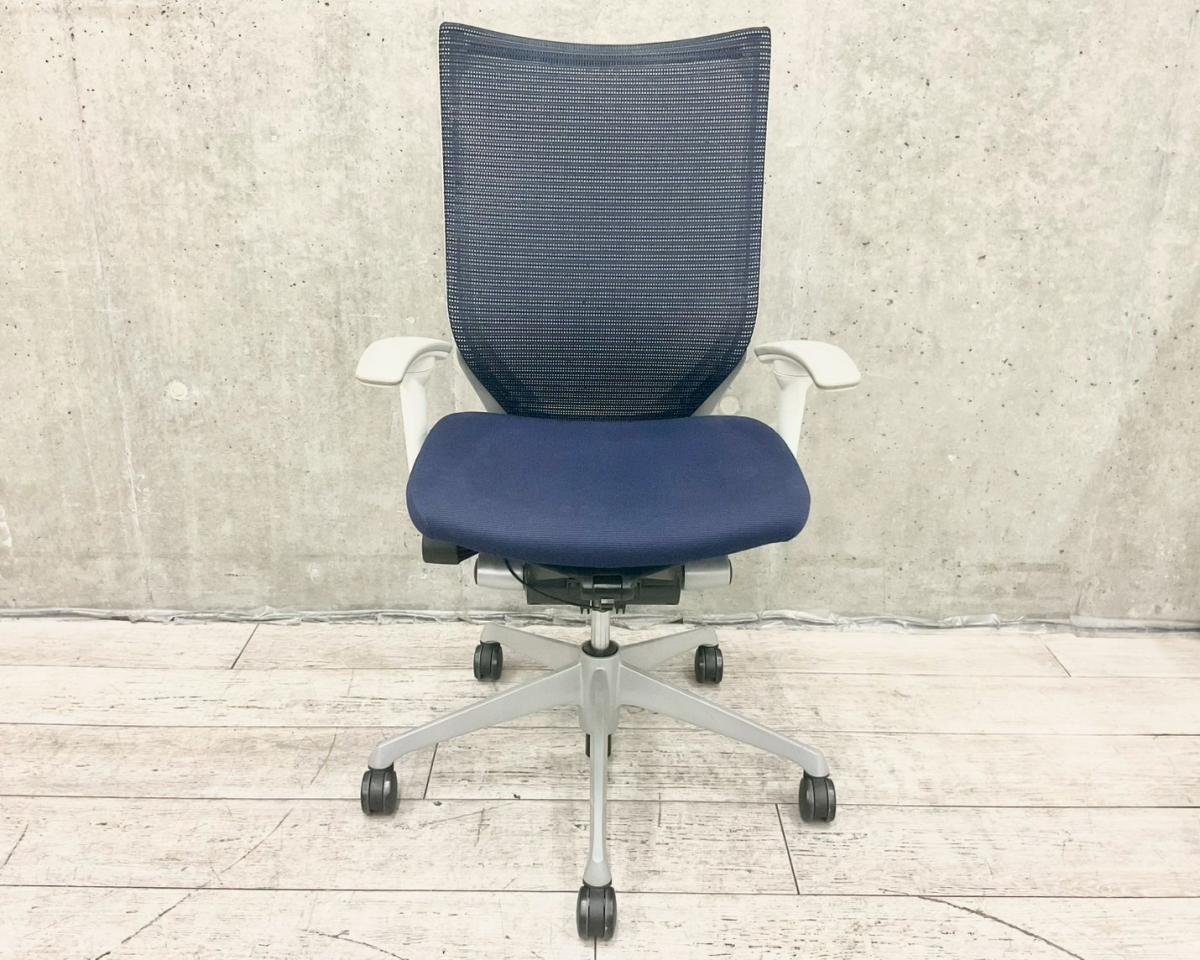 中古】バロンチェア オカムラ/okamura 肘付ハイバックチェア 576512