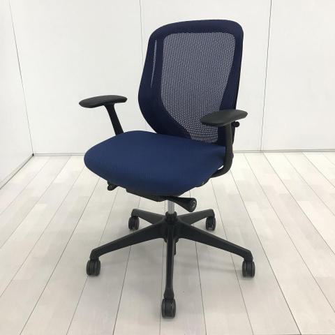 【中古】シルフィーメッシュ C641XR　FMP3 オカムラ（okamura） 肘付ローバックチェア