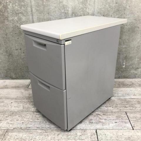 【中古】CZシリーズ CZN-047LB-WE イトーキ（ITOKI） 脇机2段