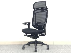 【状態良好！】【大型ヘッドレスト】♦コンテッサ（Contessa）♦オカムラ製/オールブラック