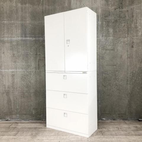 ☆美品/オカムラ/60万/上下システム/書庫/キャビネット3台セット