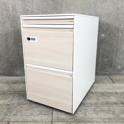 【中古】プロステージ　クレスト  オカムラ（okamura） ワゴン3段