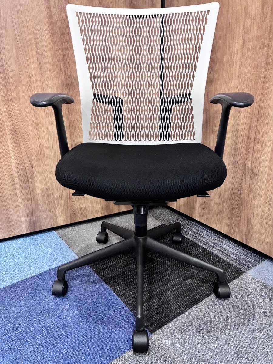 中古】アクトディアチェア AA-10W ウチダ/UCHIDA 肘付ハイバックチェア