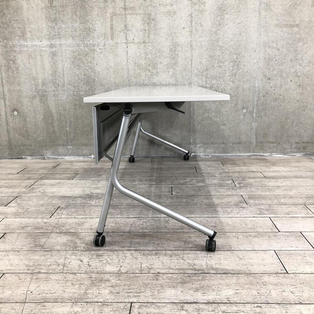 中古】ネスティア オカムラ/okamura スタックテーブル(長机/折りたたみ 