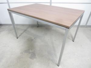 【シンプルで上質なデザイン！】■オカムラ　トレッセシリーズ　ミーティングテーブル　W1200×D800×H720mm　ネオウッドダーク【Okamura　tresse】