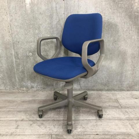 【中古】CG-Eチェア CG24CZ FM36 オカムラ（okamura） 肘付ローバックチェア