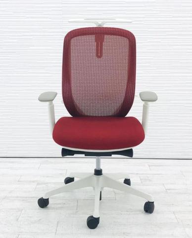 【中古】シルフィーメッシュ C686XW-FMP9 オカムラ（okamura） 肘付ハイバックチェア