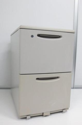 【中古】SD  オカムラ（okamura） ワゴン2段