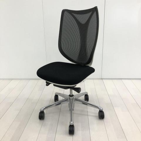 【中古】サブリナ C833BW　FSY1 オカムラ（okamura） 肘無ハイバックチェア