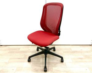 【前傾機能チェアの代名詞!一番売れ筋のオカムラシルフィー!】■オカムラ(okamura)製 シルフィー(Sylphy)チェア ハイバック肘無 背面:メッシュ ■レッド 【弊社使用欄:A01058700】