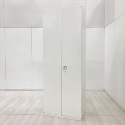 【豊富な収納スペースでオフィス書類をスッキリ整理！】オカムラ（okamura）　レクトライン（Rectline）シリーズ　■両開き書庫　ハイキャビネット　W800×D450×H2150mm　■シリンダー錠　■ホワイト【ABW商材】【関東倉庫在庫品】【弊社使用欄：A01033182】