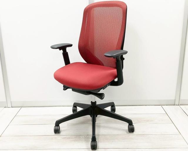 【中古】シルフィーメッシュ C685XR-FMP9 オカムラ（okamura） 肘付ハイバックチェア