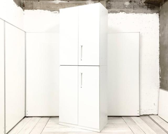 【中古】HSシリーズ  ウチダ（UCHIDA) ハイキャビネット／両開き＋両開き