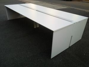 【倉庫在庫品】コクヨ製　ワークヴィスタ｜スタイリッシュなデザインが人気のフリーアドレスデスク入荷致しました！4000×1400