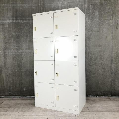 【中古】ＳＬＢロッカー SLBW-8W 生興 6人用パーソナルロッカー