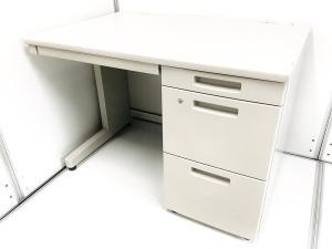 【スタンダードなデザインで高品質！スタッフ増員の際にオススメ！人気のBSシリーズ！ 】/オススメ(おすすめ) /人気商品【弊社使用欄：A01049366/A01061662】■コクヨ(KOKUYO)製　BS＋シリーズ　片袖デスク　W1000×D700mm　■シリンダー錠　■ニューグレー