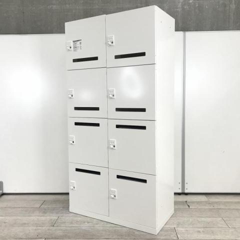 【中古】ピクスライン 4Z7XRY ZA75 オカムラ（okamura） 8人用パーソナルロッカー