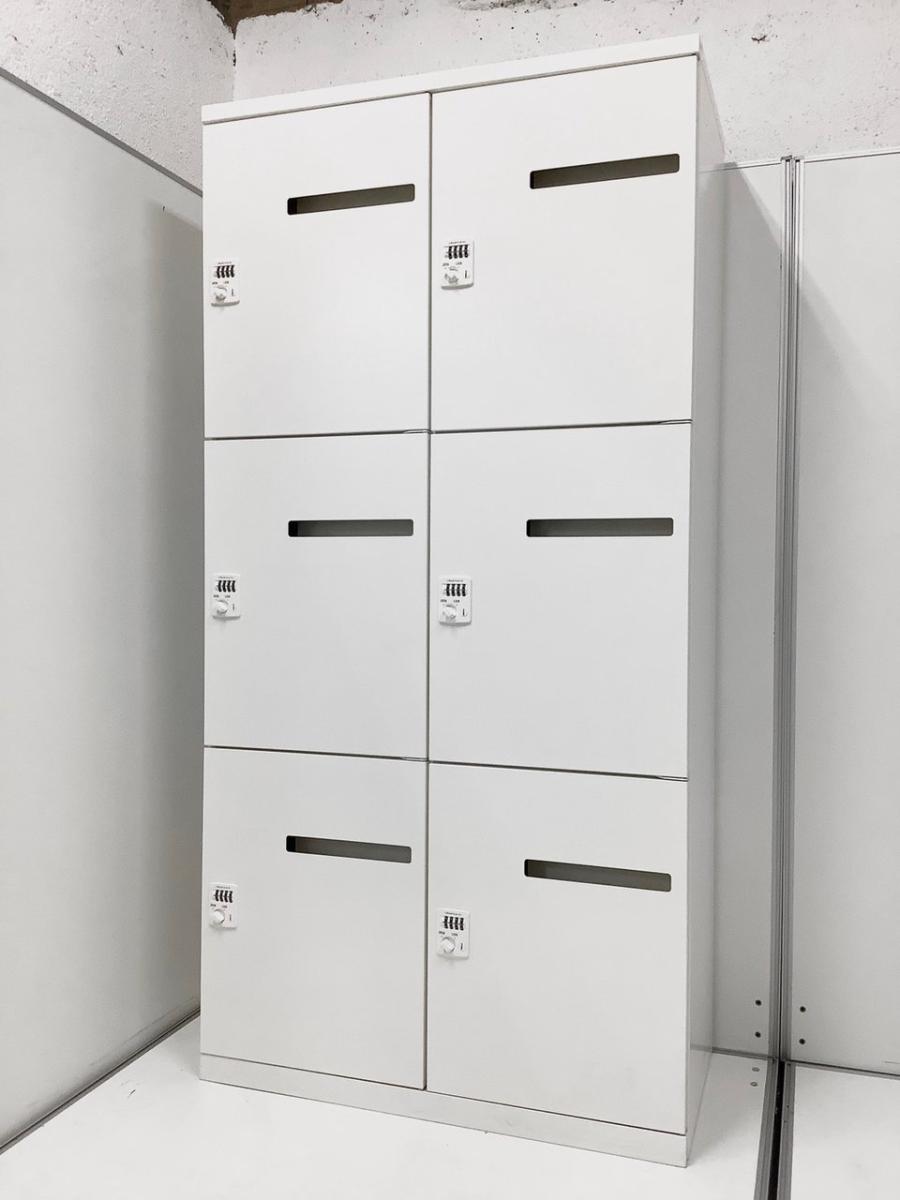 大人気／定番／定価20万超／ダイヤル錠　◆オカムラ／Okamura◆レクトライン モバイル収納（メールロッカー）
                        レクトラインロッカー
                                    中古
            