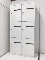 大人気／定番／定価20万超／ダイヤル錠　◆オカムラ／Okamura◆レクトライン モバイル収納（メールロッカー）