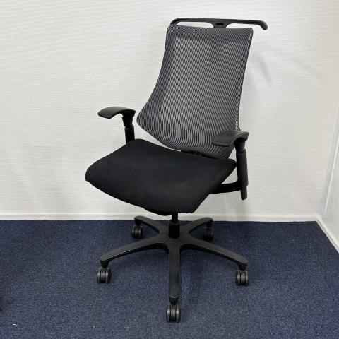 【中古】エフメッシュ  イトーキ（ITOKI） 肘付ハイバックチェア