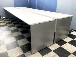 【倉庫在庫品】コクヨ製　ワークヴィスタ　ホワイトカラー　4000　フリーアドレスデスク　8名様用におすすめ！