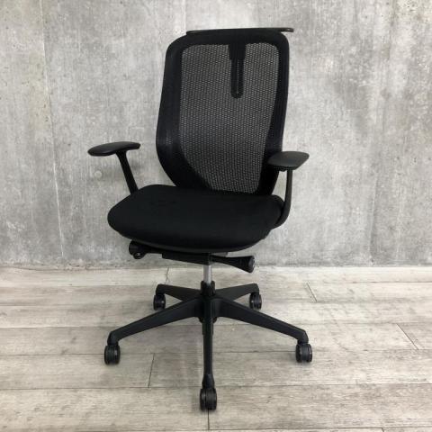 【中古】シルフィーメッシュ C646XR-FMP1 オカムラ（okamura） 肘付ハイバックチェア