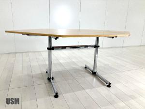 USMハラー　キトスオクタゴン テーブル /デスク　ラッカービーチ　hhstyle　W1800