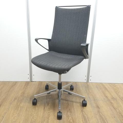 【中古】モード RA-30M オカムラ（okamura） 肘付ハイバックチェア