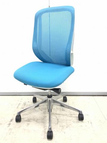 【中古】シルフィーメッシュ  オカムラ（okamura） 肘無ハイバックチェア