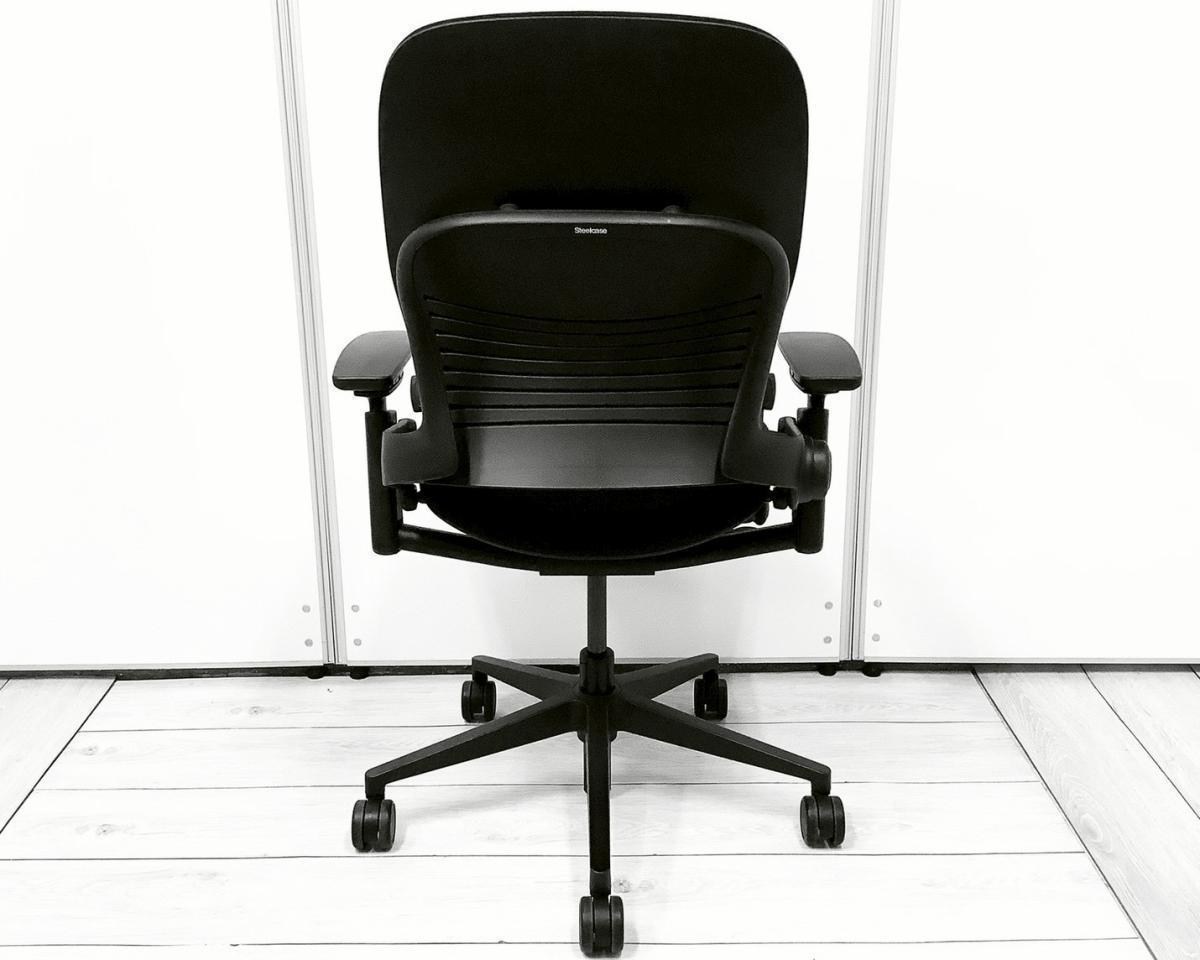 中古】リープV2 Steelcase/スチールケース 肘付ハイバックチェア 
