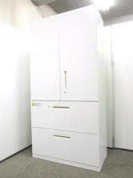 【577528】【レア！意外と使いやすい！】上３段、下２段のセット■分離して活用もできるかも■人気ホワイト　オフィスバスターズ　水戸サテライト　水戸市、日立市、ひたちなか市、鹿嶋市、神栖市、牛久市、古河市、結城市、東海村、つくば市