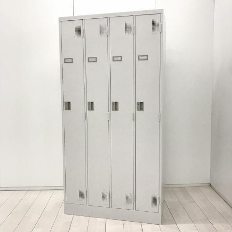 【中古】TLKロッカー TLK-S4 豊国工業 4人用更衣ロッカー
