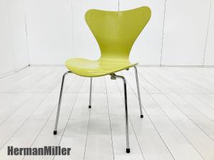 【訳あり】Fritz Hansen/フリッツハンセン　セブンチェア　ライム　カラードアッシュ　北欧　ヤコブセン