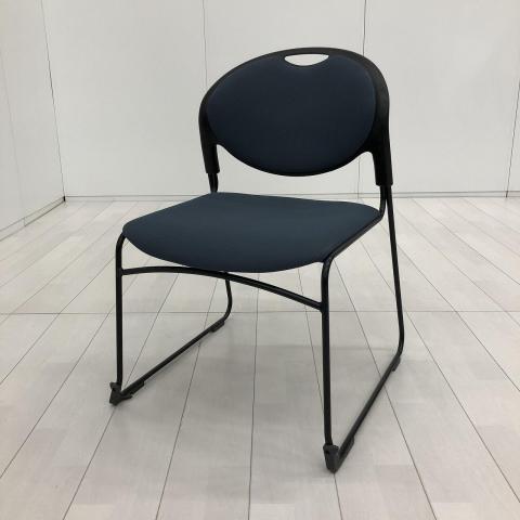 【中古】ループチェア KLC-121CB-T1N3 イトーキ（ITOKI） スタッキングチェア