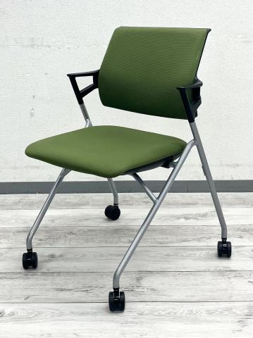 【中古】ピエガ（PIEGA）チェア CK-720E6GXQ5-W コクヨ（KOKUYO） ネスティングチェア