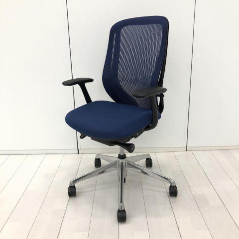 【中古】シルフィーメッシュ  オカムラ（okamura） 肘付ハイバックチェア