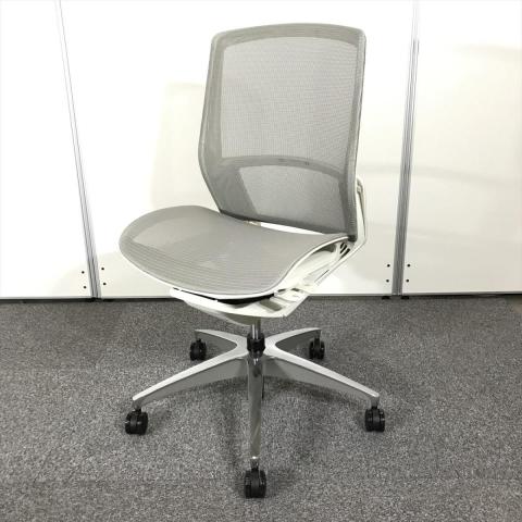 【中古】フィノラ ポリッシュ C731CW F1E3 オカムラ（okamura） 肘無ミドルバックチェア