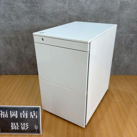 【中古】プロユニット  オカムラ（okamura） ワゴン3段