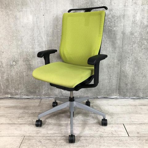 【中古】ミレッザ ロッキング有  イトーキ（ITOKI） 肘付ハイバックチェア