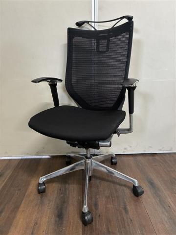 【中古】バロンチェア  オカムラ（okamura） 肘付ハイバックチェア
