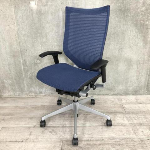 【中古】バロンメッシュチェア CP85CR FEH4 オカムラ（okamura） 肘付ハイバックチェア