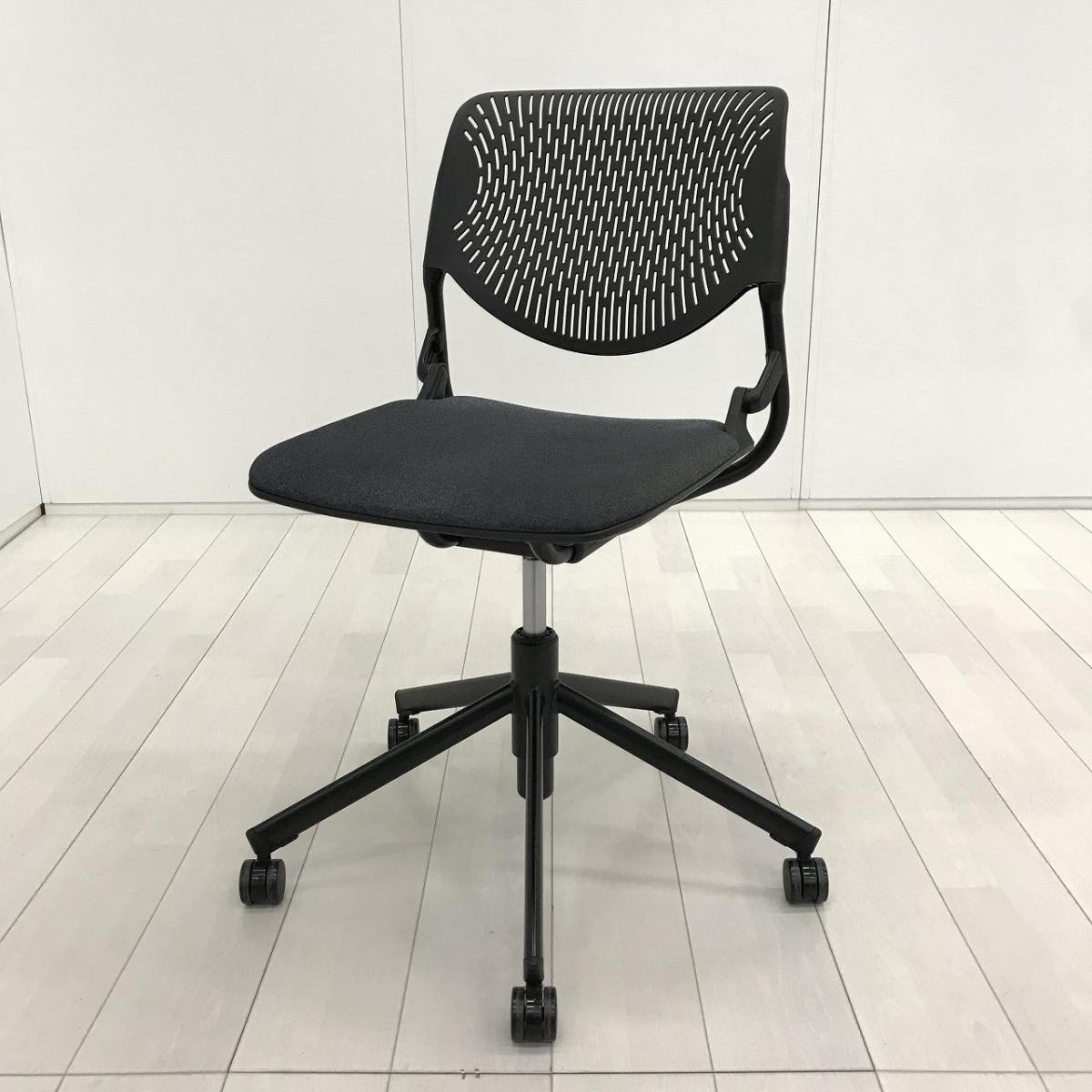 【3/10(火)入荷予定の商品となります！】【背のスリットデザインはベンディング機能！体にフィットするので快適！】■オカムラ（okamura）製　ルナチェア（RUNA）　ネスティングチェア　■5本脚　■座面グレー×ブラック背面・脚　■背面樹脂メッシュ
                        ルナ
                                    中古
            