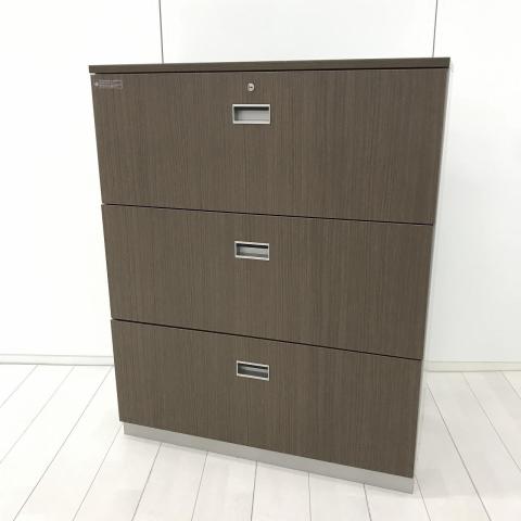 【中古】シンラインキャビネットR HTR-109AAS-ZW17 イトーキ（ITOKI） ローキャビネット／ラテラル