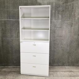 【在庫入れ替えセール】【4セット限定】イトーキ｜シンライン｜3段ラテラル＋オープンのセット！A01016504