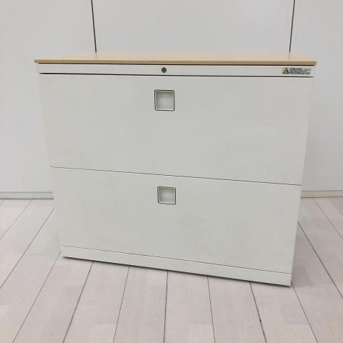 【中古】レクトライン  オカムラ（okamura） ローキャビネット／ラテラル