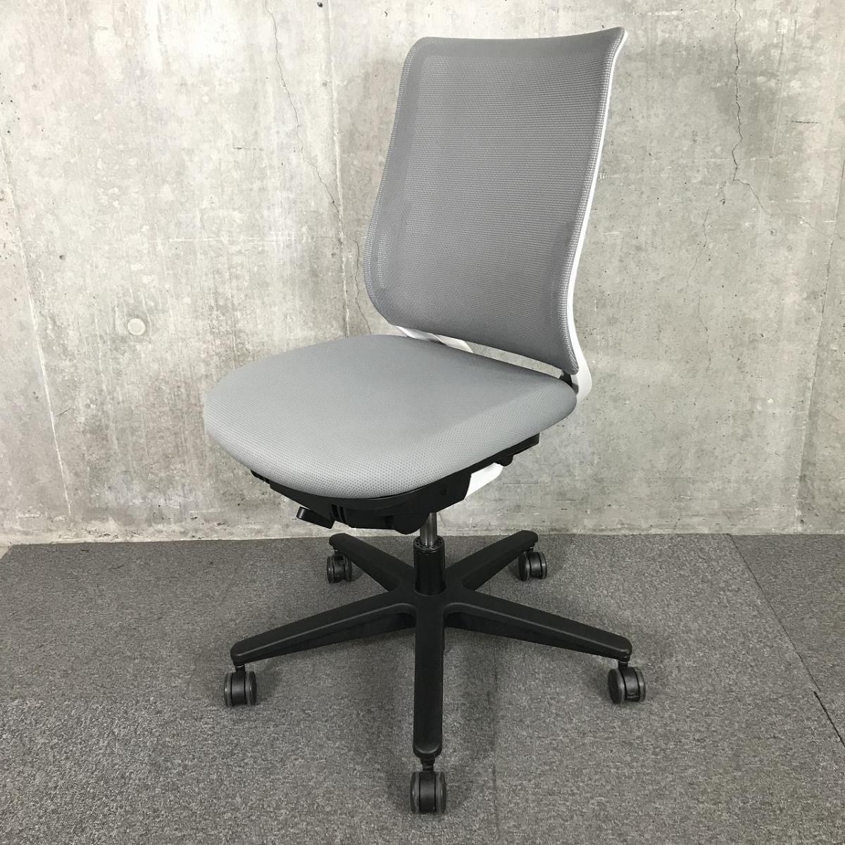 【すっきりと上質なデザイン！　快適な座り心地で休憩室でのご利用もおススメです！】■コクヨ（KOKUYO）製　ミトラ(mitra)　ローバック肘無し　■背面メッシュタイプ　　■グレー　■ランバー付【入替セールにつき30%OFF！】
                        ミトラシリーズ
                                    中古
            