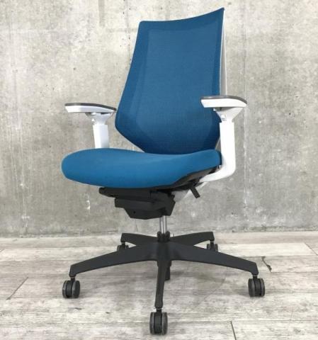 【中古】デュオラ メッシュ CRS-G3000E1 コクヨ（KOKUYO） 肘付ハイバックチェア