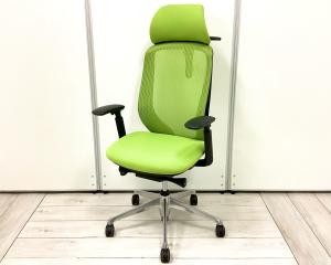 【限定１脚】エクストラハイバック ワークチェア 可動肘 アジャストアーム アームレスト付 ブラックボディ オススメ(おすすめ) 大人気 ・Okamura/オカムラ ・Sylphy/シルフィー ※横浜本店撮影画像※