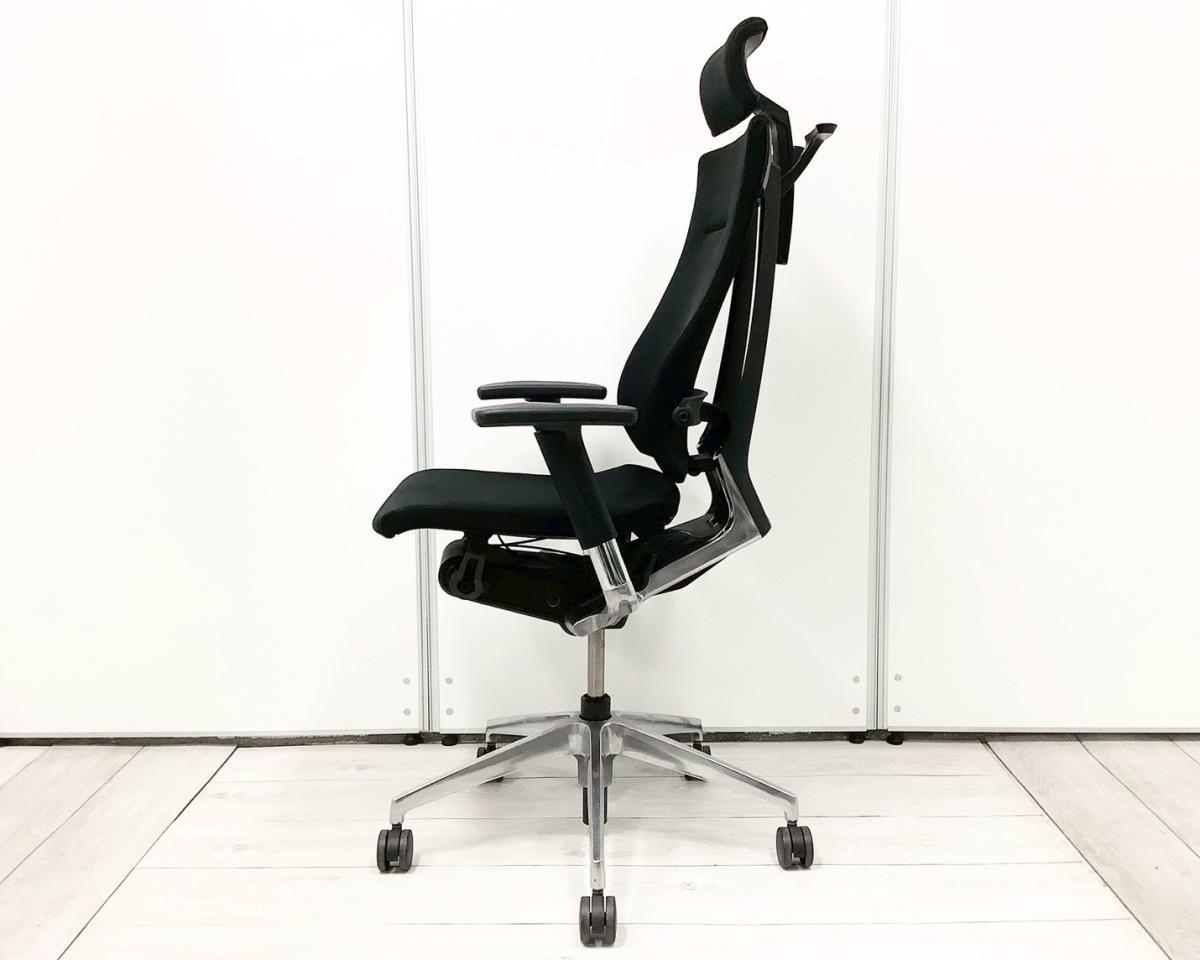 中古】スピーナチェア KE-727GVH-T1T1 イトーキ/ITOKI 肘付ハイバック